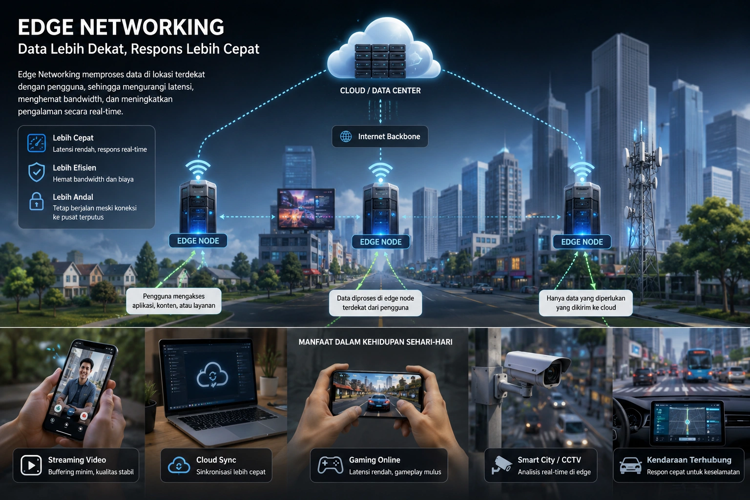 Edge Networking Illustration